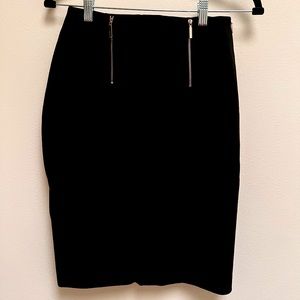 Double Zip Boss pencil skirt